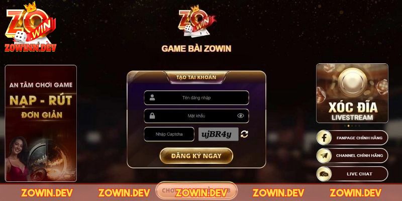 Đăng Ký ZOWIN - Chi Tiết Các Bước Thực Hiện Cho Bet Thủ 1 Hàng loạt lý do anh em nên đăng ký ZOWIN để giải trí
