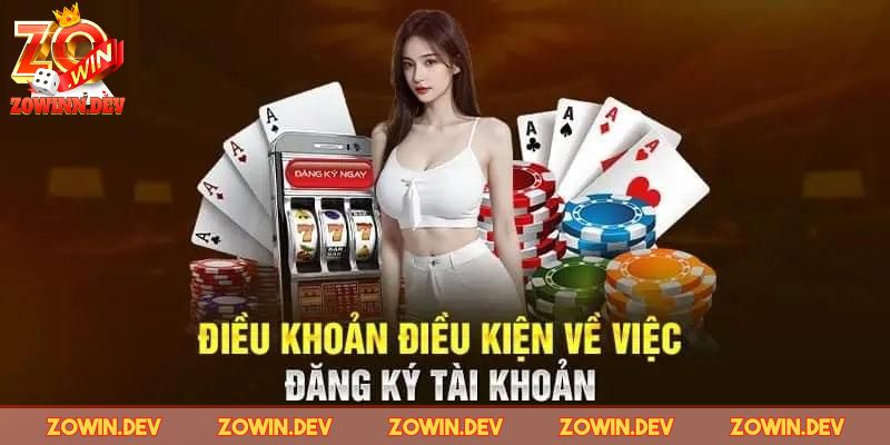 Điều Khoản Và Điều Kiện ZOWIN - Những Lưu Ý Anh Em Cần Biết 2 Đăng ký tài khoản cổng cược có quy định gì?