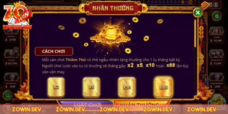 Sicbo Tài Phú ZOWIN – Trải Nghiệm Xúc Xắc Phong Cách Cao Cấp 3 Sử dụng các tính năng hỗ trợ