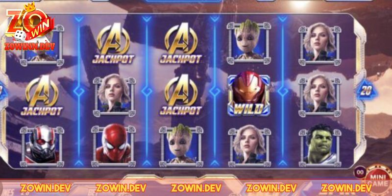 Slot Game Avengers ZOWIN – Game Siêu Anh Hùng, Thưởng Lớn 2 Cách bắt đầu trò chơi