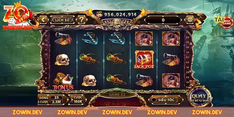 Slot Game Cướp Biển ZOWIN - Game Hấp Dẫn Với Giải Thưởng Lớn 1 Thông tin về Slot game cướp biển ZOWIN