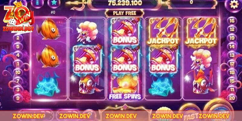 Slotgame Thủy Cung ZOWIN - Chinh Phục Đại Dương Sâu Thẳm 3 Bí kíp hay thắng nhanh slotgame thủy cung ZOWIN