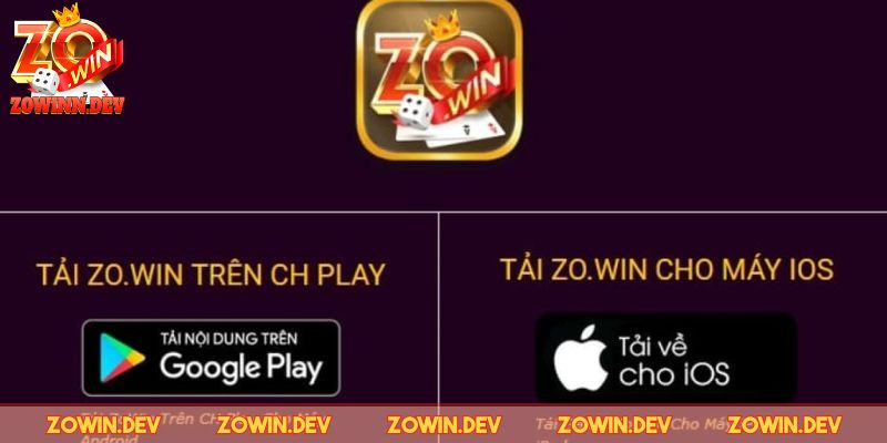 Tải App ZOWIN - Đơn Giản, Tiện Lợi với An Toàn Cho Người Chơi 3 Cách tải app ZOWIN chi tiết nhất cho mọi thiết bị