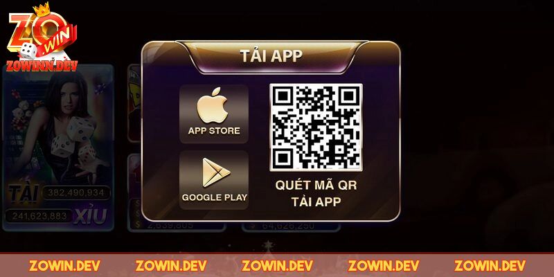 Tải App ZOWIN - Đơn Giản, Tiện Lợi với An Toàn Cho Người Chơi 2 Hướng dẫn tải app ZOWIN trên Android